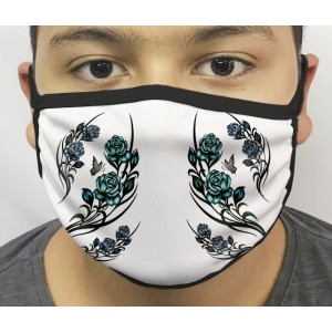 Máscara de Proteção Flores 06