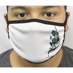 Máscara de Proteção Flores 04