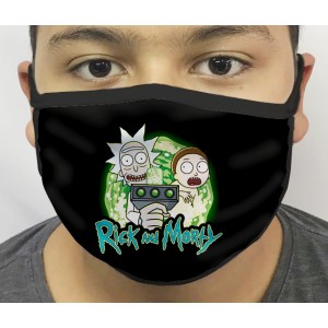 Máscara de Proteção Rick E Morty 06