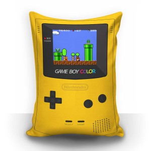 Almofada Pequena Game Boy Amarela