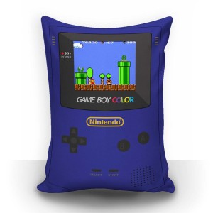 Almofada Pequena Game Boy Azul