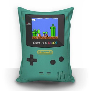 Almofada Pequena Game Boy Verde Claro