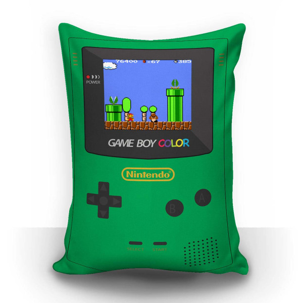 Almofada Pequena Game Boy Verde Almofada Pequena Game Boy Verde