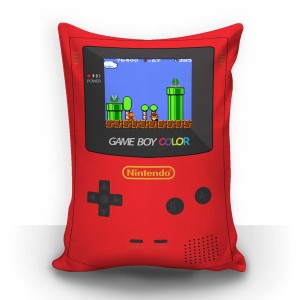 Almofada Pequena Game Boy Vermelho