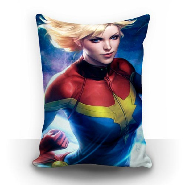 Almofada Pequena Capitã Marvel Mod.05 Almofada Pequena Capitã Marvel Mod.05