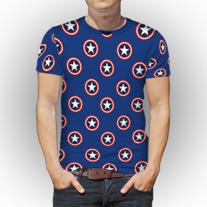 Camiseta FullArt Vingadores Capitao America Mod.02