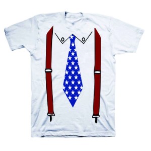 Camiseta - Gravata e Suspensório