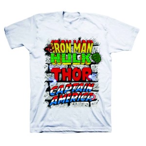 Camiseta - Herois Marvel