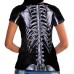 Camiseta Feminina - Raglan - Esqueleto - Mod.01