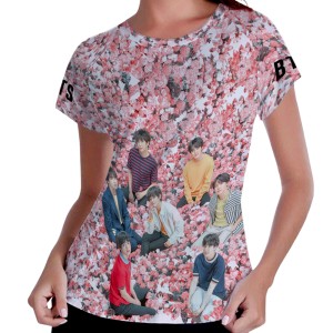 Camiseta Feminina - Raglan - BTS - Mod.05
