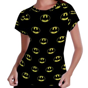 Camiseta Feminina - Raglan - Batman - Mod.01