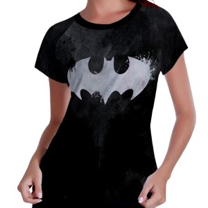 Camiseta Feminina - Raglan - Batman - Mod.02