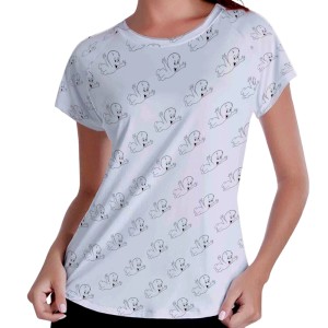 Camiseta Feminina - Raglan - Gasparzinho - Mod.01