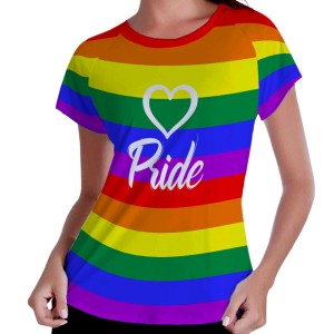 Camiseta Feminina - Raglan - Pride - Mod.01