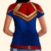 Camiseta Feminina - Raglan - Capitã Marvel - Mod.01