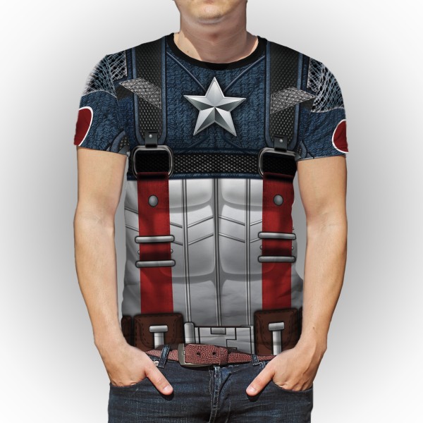 Camiseta FullArt Capitao America 02