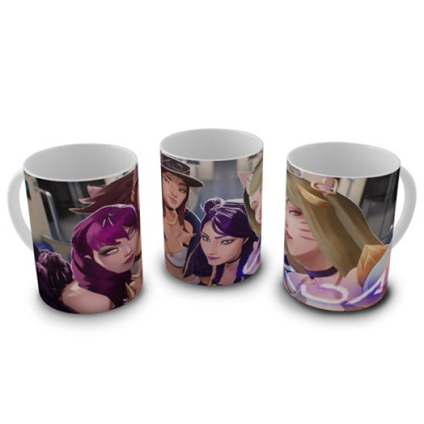 Caneca League of Legends KDA - Mod.01 Caneca League of Legends KDA - Mod.01