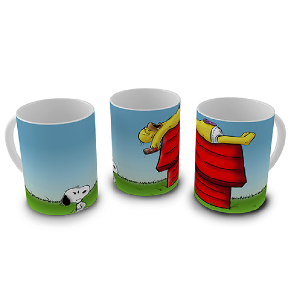 Caneca A Turma do Charlie Brown - Mod.07 Caneca A Turma do Charlie Brown - Mod.07