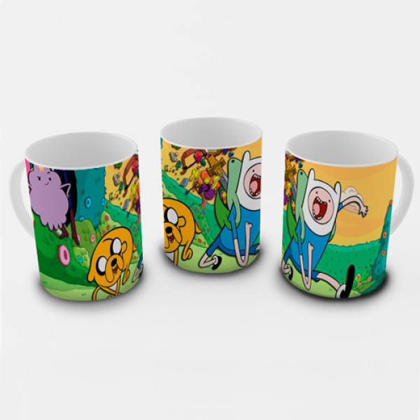Caneca Hora de Aventura - Mod.27 Caneca Hora de Aventura - Mod.27