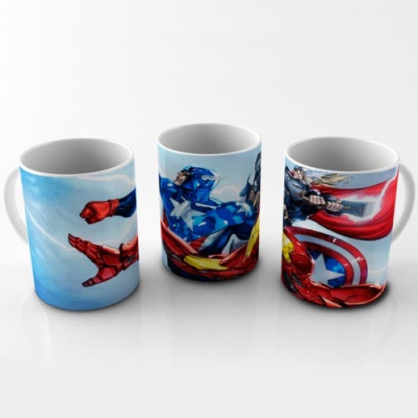Caneca Vingadores - Mod.08