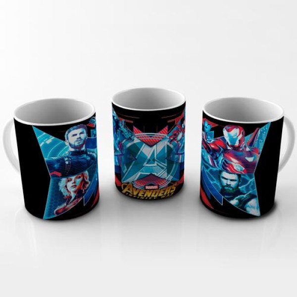 Caneca Vingadores - Mod.16