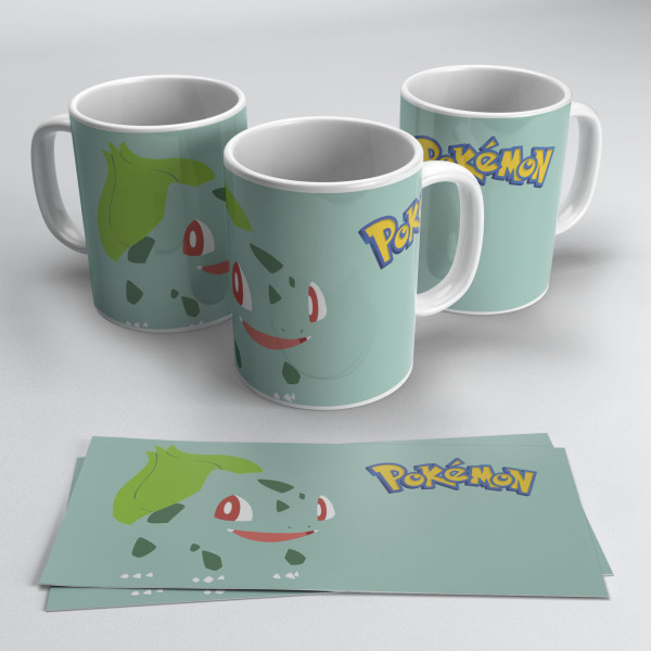 Caneca Pokemon Bulbasaur Caneca Pokemon Bulbasaur