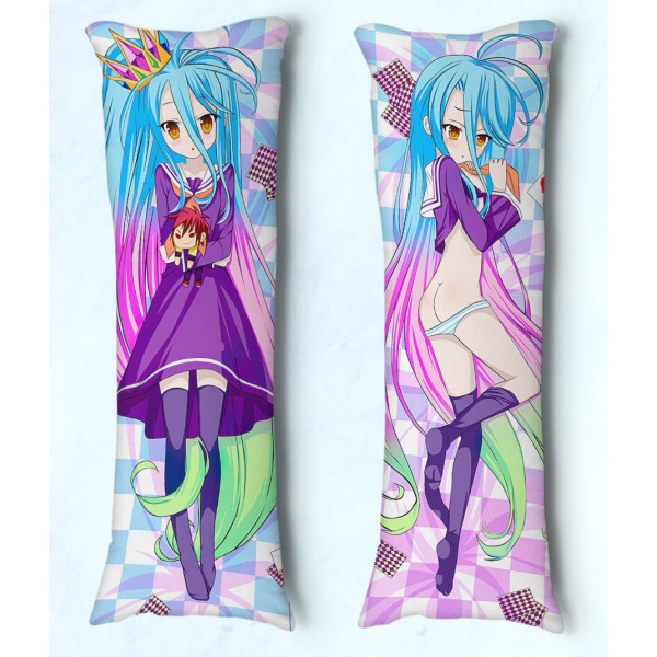 Travesseiro Dakimakura No game no Life Shiro 02 Travesseiro Dakimakura No game no Life Shiro 02
