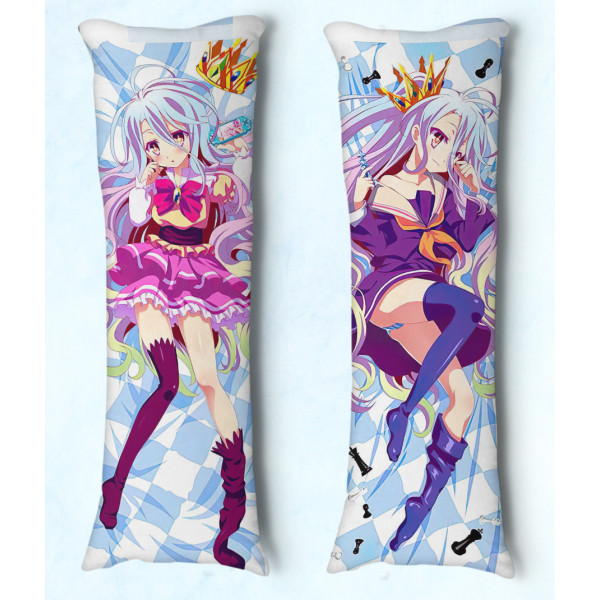 Travesseiro Dakimakura No game no Life Shiro 04 Travesseiro Dakimakura No game no Life Shiro 04