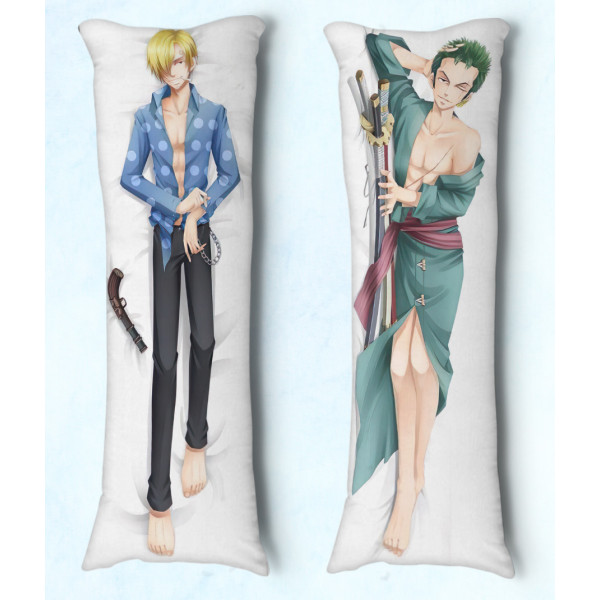 Travesseiro Dakimakura One Piece Sanji e Zoro