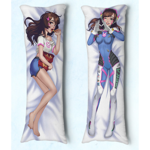 Travesseiro Dakimakura Overwatch DVA 01 Travesseiro Dakimakura Overwatch DVA 01