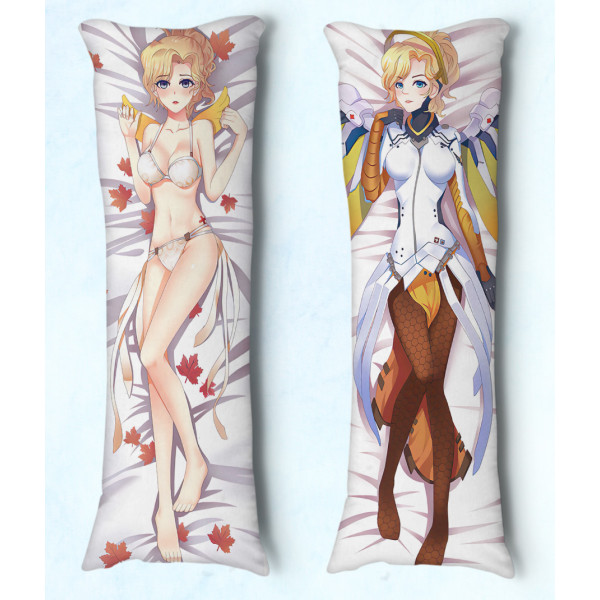 Travesseiro Dakimakura Overwatch Mercy 01 Travesseiro Dakimakura Overwatch Mercy 01
