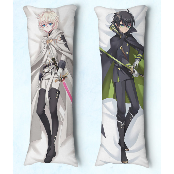 Travesseiro Dakimakura Owari no Seraph Yuichiro e Mikaela 02 Travesseiro Dakimakura Owari no Seraph Yuichiro e Mikaela 02