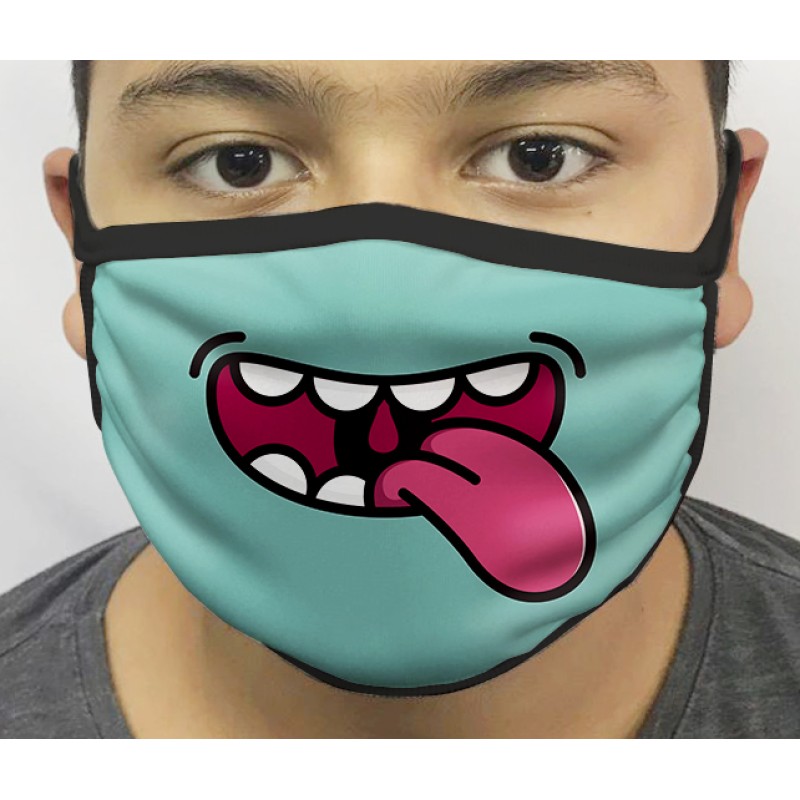 Máscara bucal protetora Anime para adultos, Capa de boca