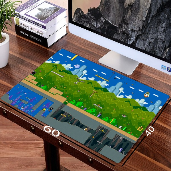 MousePad Gamer Fases do Mario 01