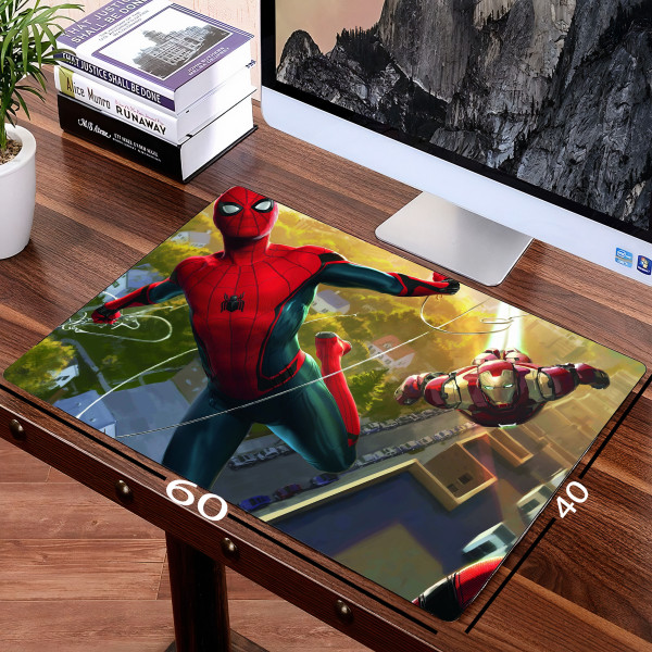 MousePad Gamer Homem Aranha E Homem De Ferro MousePad Gamer Homem Aranha E Homem De Ferro