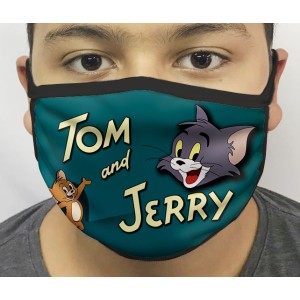 Máscara de Proteção Tom E Jerry