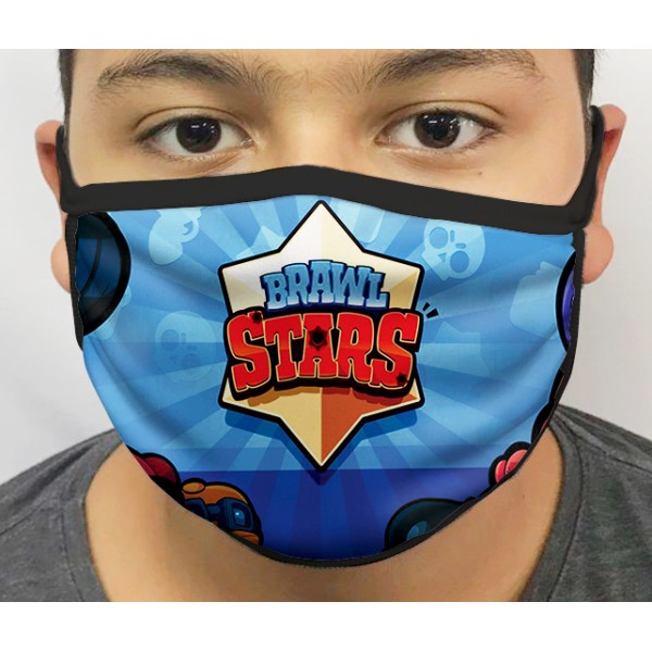 Máscara de Proteção Lavável Brawl Stars 01