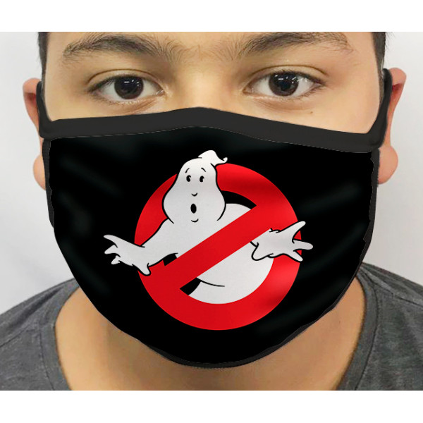 Máscara de Proteção Lavável Caça Fantasmas Máscara de Proteção Lavável Caça Fantasmas