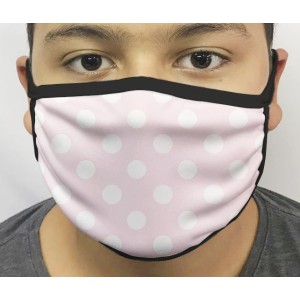 Máscara de Proteção Lavável Bolinhas 02