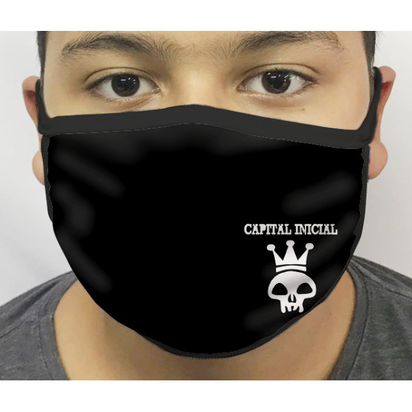 Máscara de Proteção Lavável Capital Inicial 01 Máscara de Proteção Lavável Capital Inicial 01