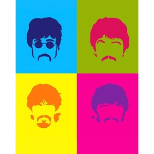 Placa Decorativa Beatles - Mod.04