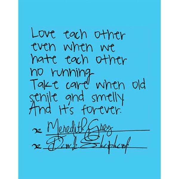 Placa Decorativa Greys Anatomy - Mod.02