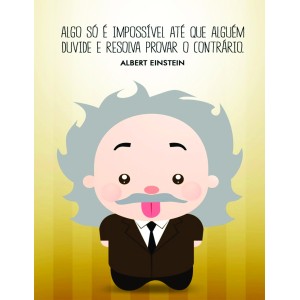 Placa Decorativa  Albert Einstein Mod.02