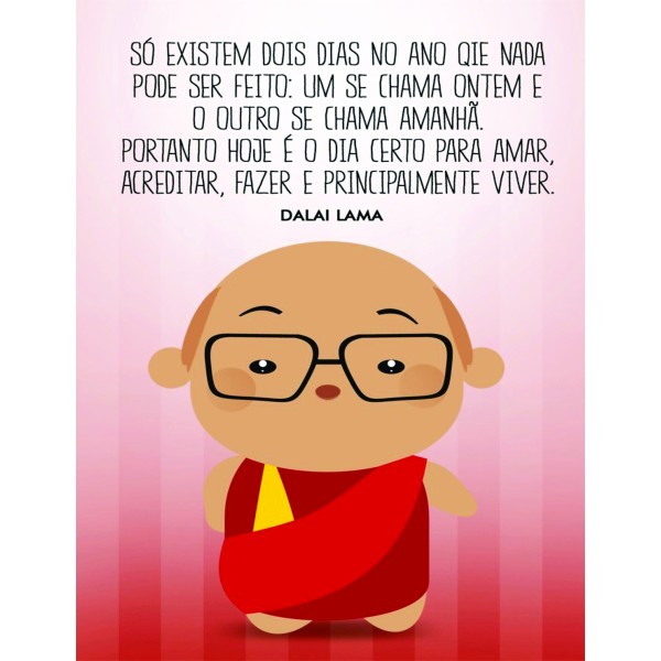 Placa Decorativa     Dalai-lama