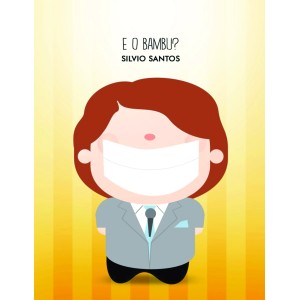 Placa Decorativa    Silvio Santos