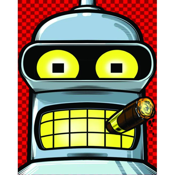 Placa Decorativa    Bender (Futurama)
