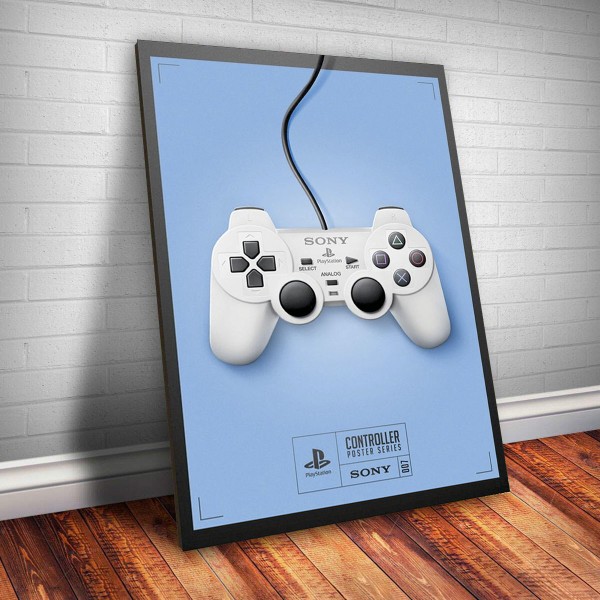Placa Decorativa Controle playstation