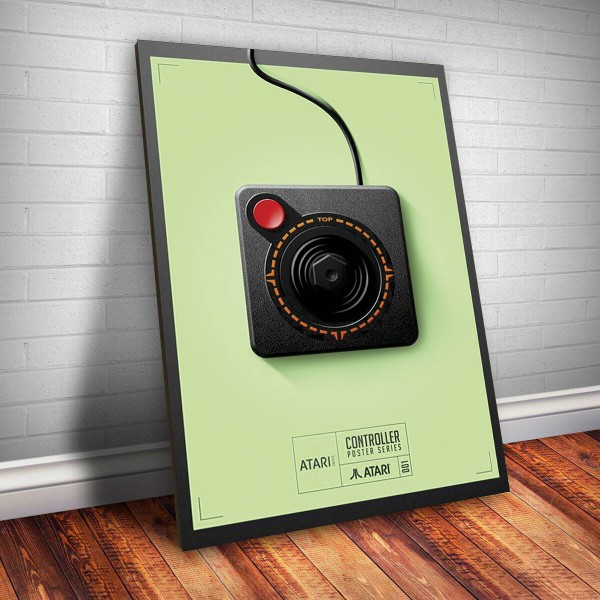 Placa Decorativa Controle Atari