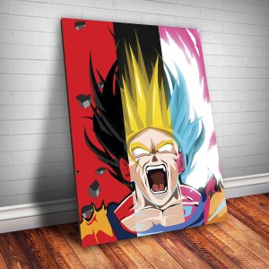 Placa Decorativa Dragon Ball Goku 06