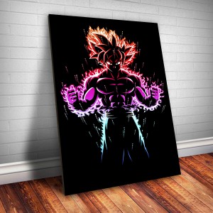 Placa Decorativa Dragon Ball Goku 01